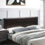 Tête de lit ajustable moderne en similicuir avec lit 1pc-1877889825