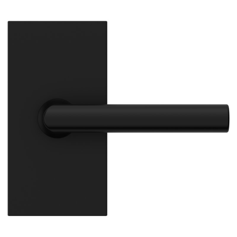 Satin Black Dummy Door Lever