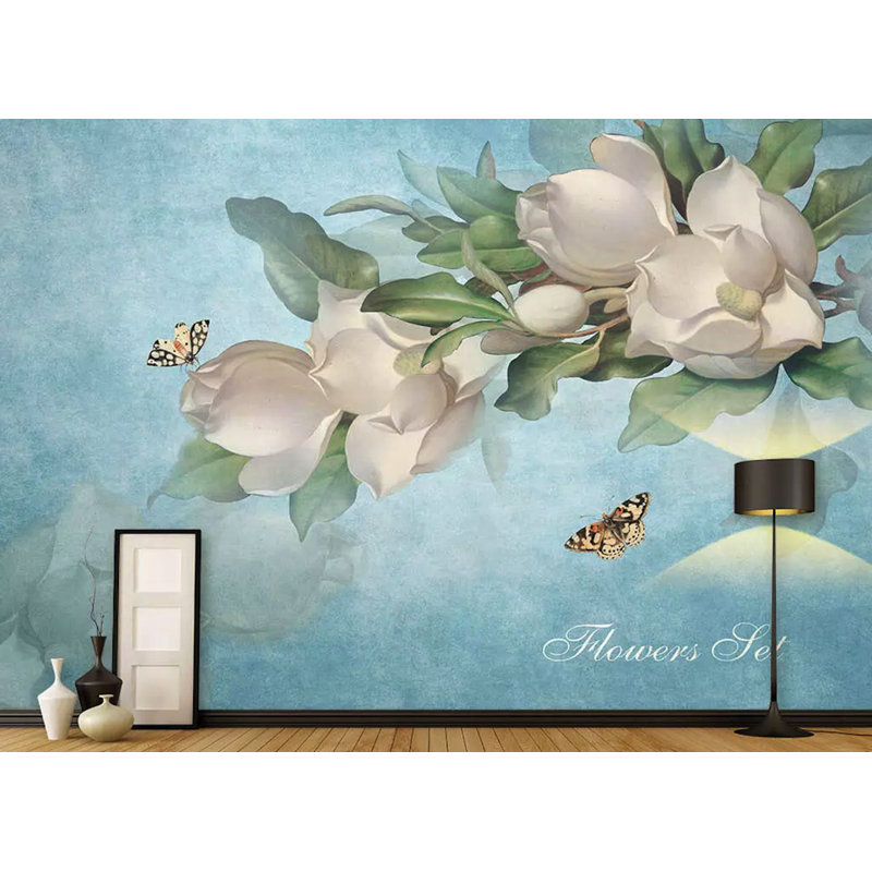 Murale scandinave Gardenia, l 98 po x L 150 po