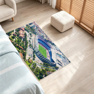 Tapis transparent d'intérieur lavable à la machine Stadium