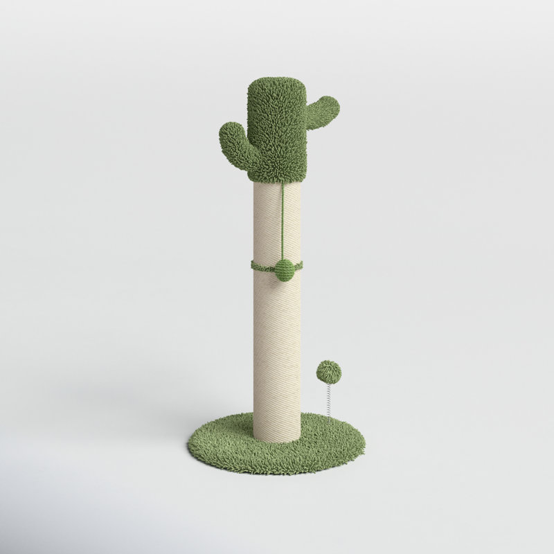 Gillman Scratching Post, Green/White