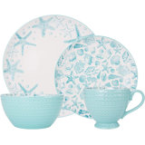Pfaltzgraff Venice 16-Piece Stoneware Dinnerware Set, Service for 4
