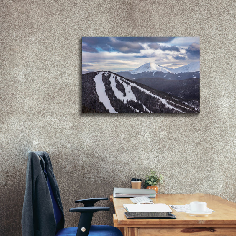  «Keystone North Peak Mountain» par Epic Portfolio, art mural sur toile, H 26 po x l 40 po