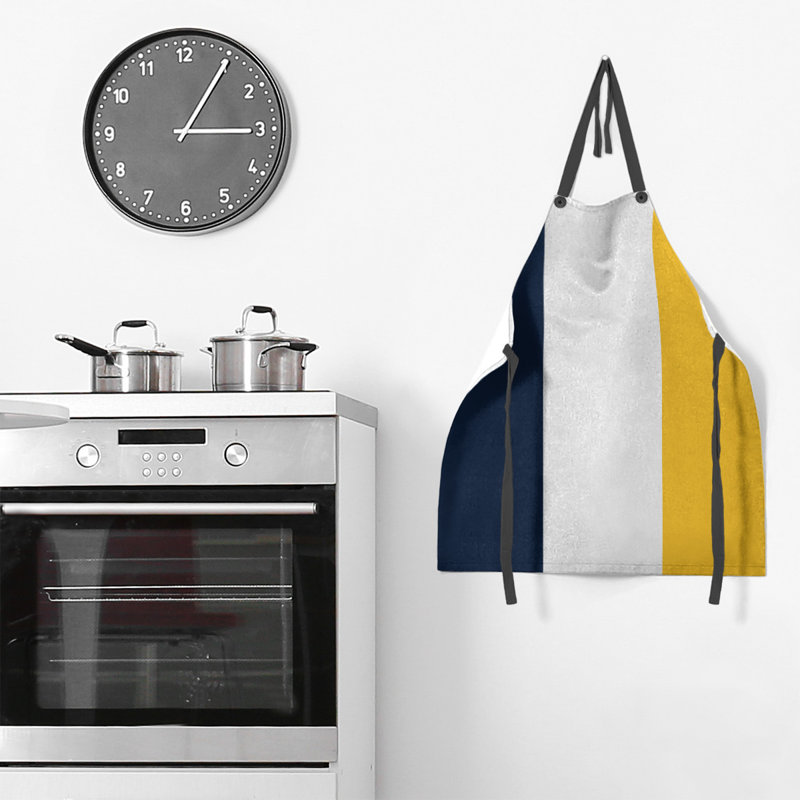 Tablier de basketball Denver, Bleu minuit / blanc / jaune