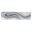 Barc 3" x 12" Straight Edge Glass Marble Look Subway Wall Tile-73295037