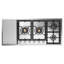 ILVE Professional Plus II 48 inch Built-In Gas Cooktop with Total Black Brass Burners, in Stainless Steel (6 Sealed Burners + Left Griddle)-1992257884