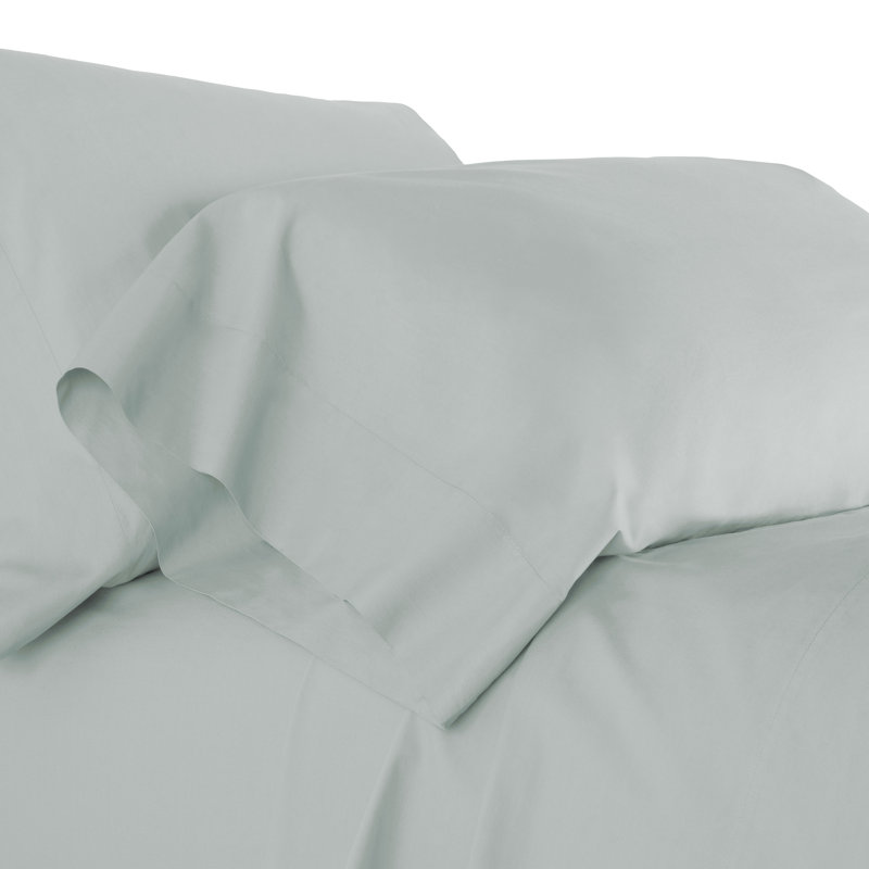 Organic Cotton Sky Sheet Set, Queen Sheet Set with 2 Pillowcases