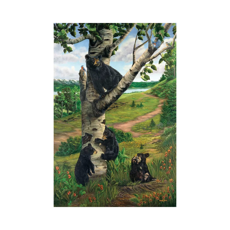 Spring In Bear Country by Laura Curtin - Wrapped Canvas Painting, 20.32 cm H x 30.48 cm W