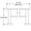 Paradox™ Double 24" Towel Bar-50350793