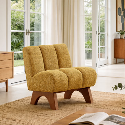 Brenetta 25.2'' Wide Tufted Lounge Chair