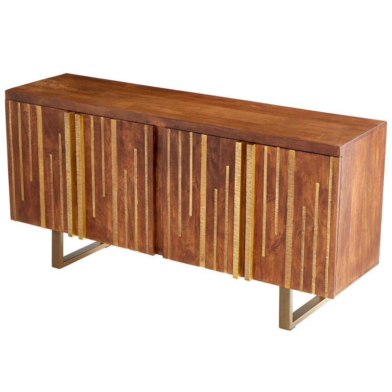 Oxford 63.25'' W Solid Wood Sideboard