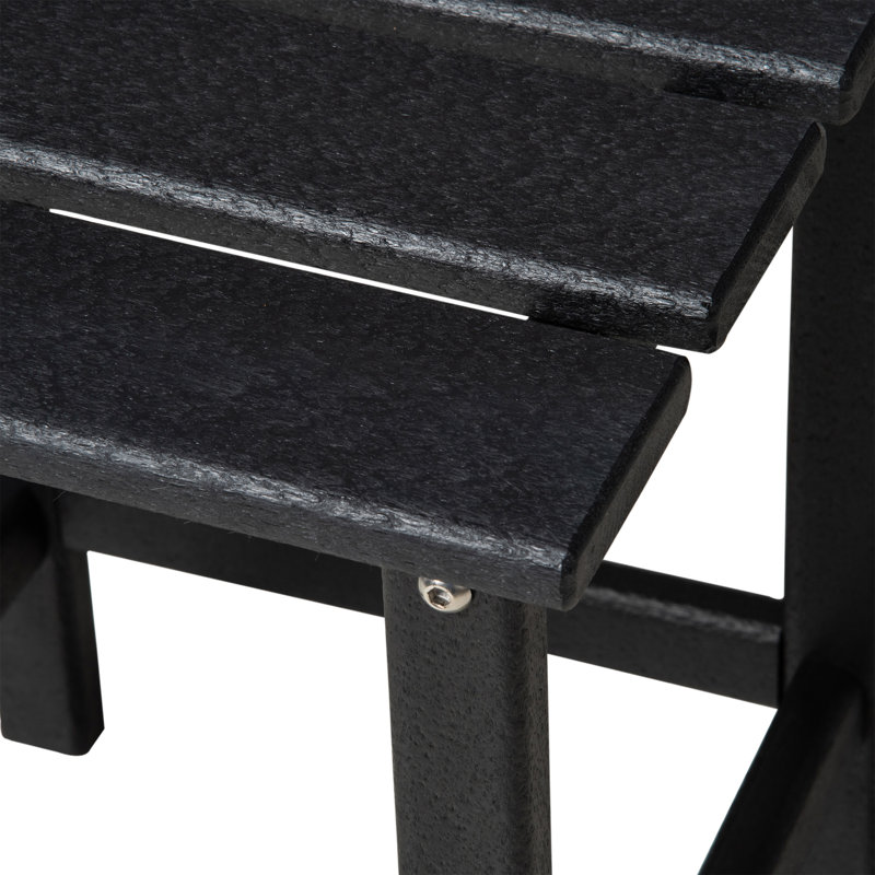 Table d'appoint en plastique, Noir