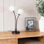 Velika 2 Arm Opaque Globe Table Lamp Light with LED Bulbs-179262747