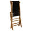 Ensemble de 4 chaises pliantes en teck et corde Vienna Vienna-105239677