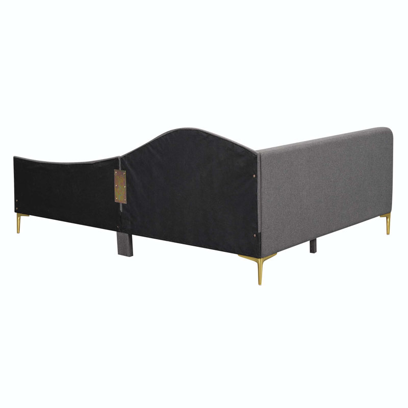 Ruthlene Upholstered Daybed Bed, Full/Double, Gray