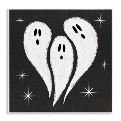 Plaque murale Wee Bit Wicked Ghost, design par Véronique Charron