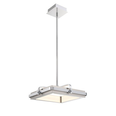 1 light Pendant in Chrome and nickel