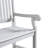 Solid Eucalyptus Outdoor Bench With Slatted Backrest