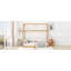 Lit simple en bois