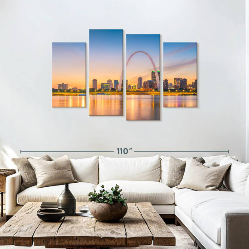 Harpa Saint Louis Gateway Arch, 48" H x 75" W