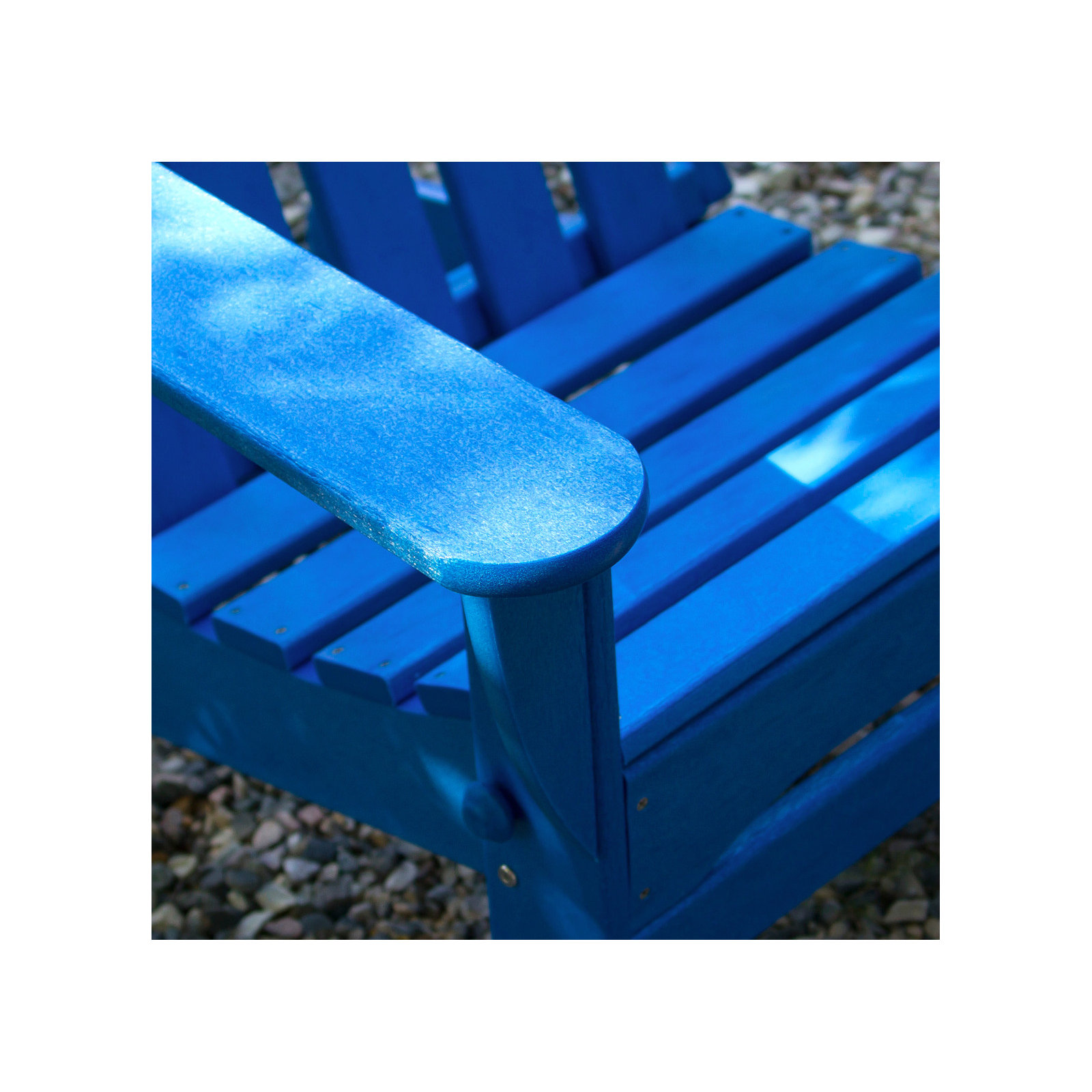 POLYWOOD Classic Adirondack 2-Piece Set, Pacific Blue