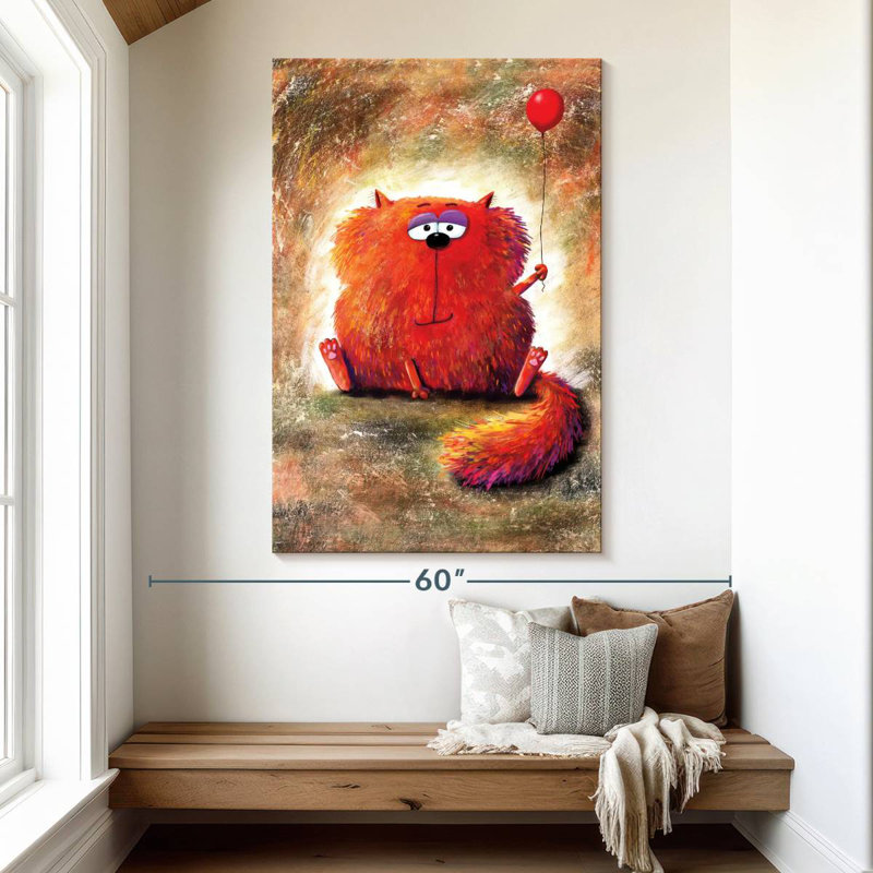 Fat Cat, 51" H x 34" W