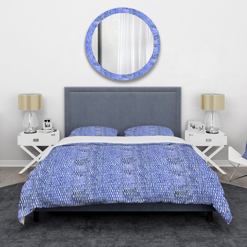 Quitterie Microfiber Duvet Cover Set, King Duvet Cover + 2 King Shams