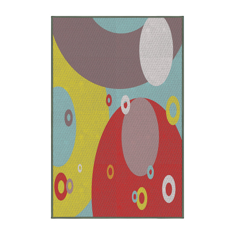 Geometric Indoor Rug, Rectangle 7' x 10'