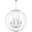 Lustre globe à 15 lumières Prachi