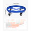 Chariot pour fût de 208 litres (55 gallons), capacité de charge de 907 kg (2000 lb), chariot robuste avec traverses et 4 roulettes pivotantes, chariot antibasculement pour la manutention de fûts en entrepôt, bleu