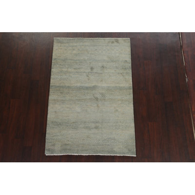 Tapis oriental unique Gabbeh Kashkoli noué à la main 4 pi 1 po x 6 pi 2 po