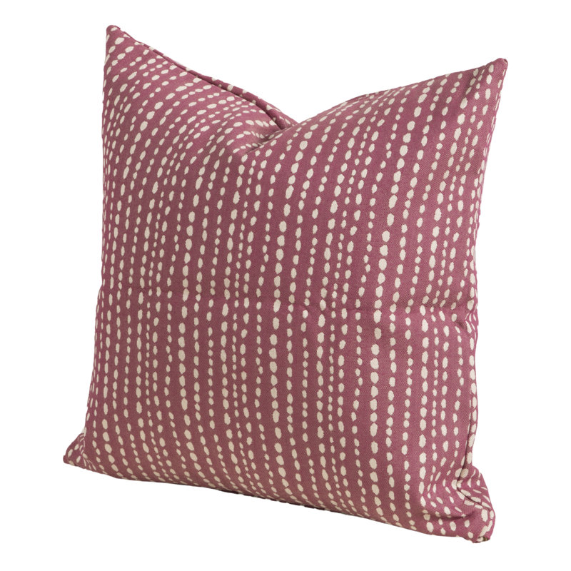 Catalina Throw Pillow, 20" H x 20" W x 6" D, Plum