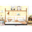 Lit double pleine grandeur avec structure triangulaire