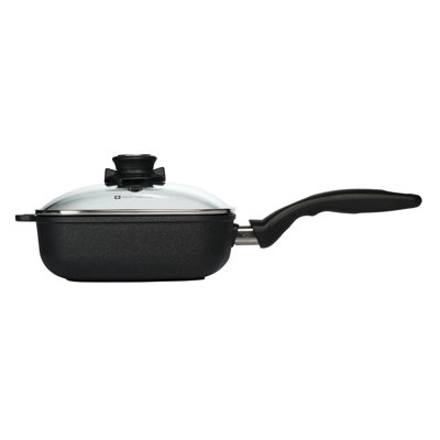 Non-Stick Aluminum Saute Pan with Lid