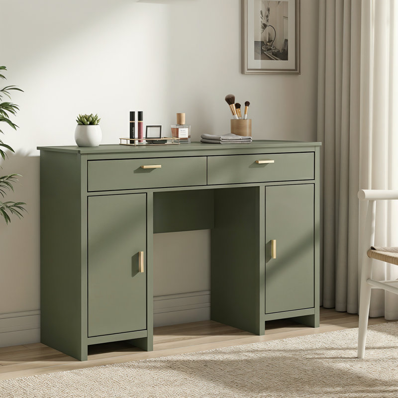 Bonnie Modern Dressing Table, Kale Green