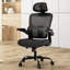 Chaise de bureau ergonomique, chaise de bureau à haut dossier avec accoudoirs rabattables et support lombaire réglable, chaise d'ordinateur pour la maison et le bureau