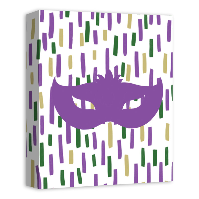 Conffeti Mask Print On Canvas