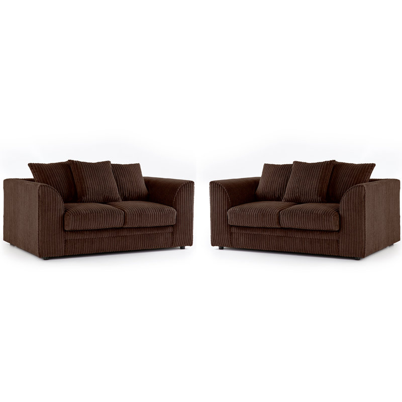 Simsbury 2 - Piece Living Room Set, Chocolate