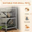 50 po H 5 petits animaux - blanc avec, 4 portes pour furets et chinchillas 50,5 po grande cage blanche, furets, chinchillas, ouverture de porte