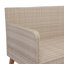 Ensemble de canapé d'extérieur avec osier durable et coussins confortables