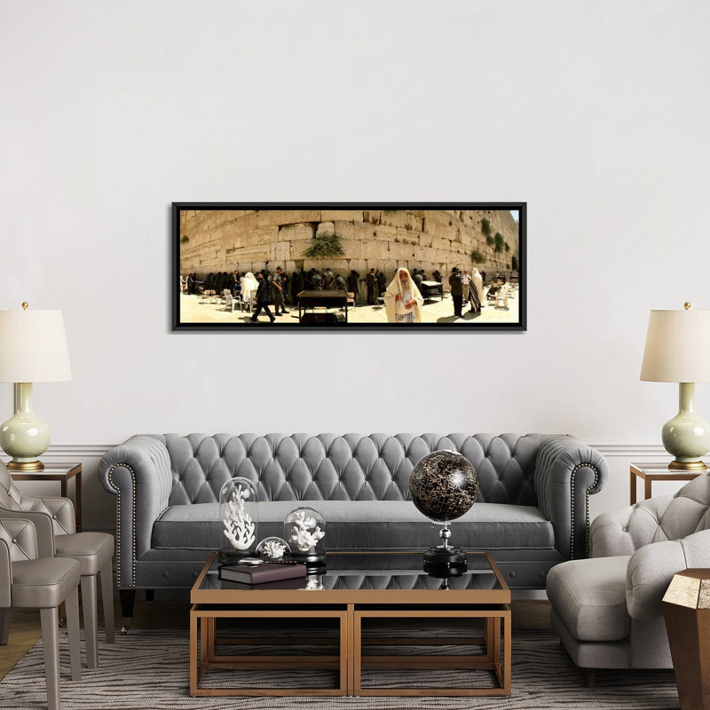 Reproduction de photo sur toile, H 20 po x l 60 po x P 1,5 po, Cadre noir