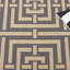 Tapis intérieur / extérieur gris / crème Arneshia-219210299