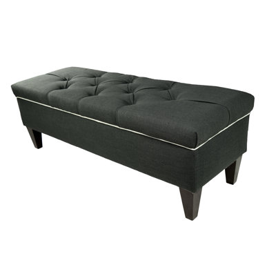 Juliana Polyester Blend Upholstered Storage Bench