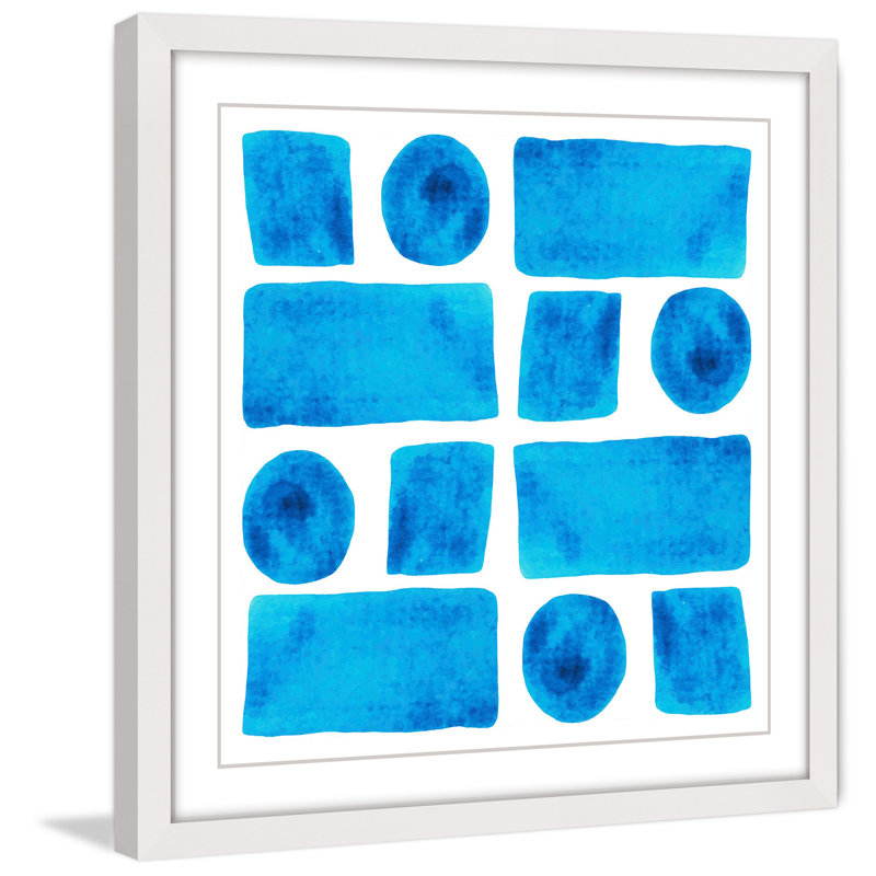Single Picture Frame Print, 41cm H x 41cm W, White