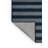 Machine Washable Horizontal Stripes Gray Area Rug-988012703