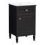 Meuble-lavabo noir de 50 cm avec lavabo, pieds en bois massif, tiroir inclinable, étagère réglable, alliage de zinc, charnières à fermeture douce, style moderne autoportant pour salles de bain compactes, fini doré, idéal pour les petits espaces.