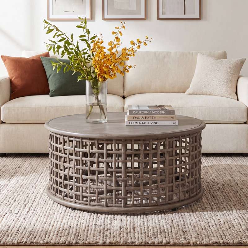 Formentera Solid Wood Top Coffee Table