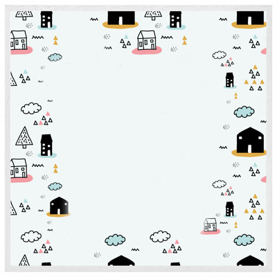 Melisande Scandy Doodle - Single Picture Frame Print