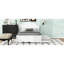 Lit plateforme double en bois blanc pleine grandeur avec tête de lit et lit gigogne simple - confortable, peu encombrant, facile à assembler, sans sommier tapissier requis