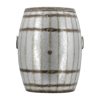 Iron Drum Side Table Coffee Table